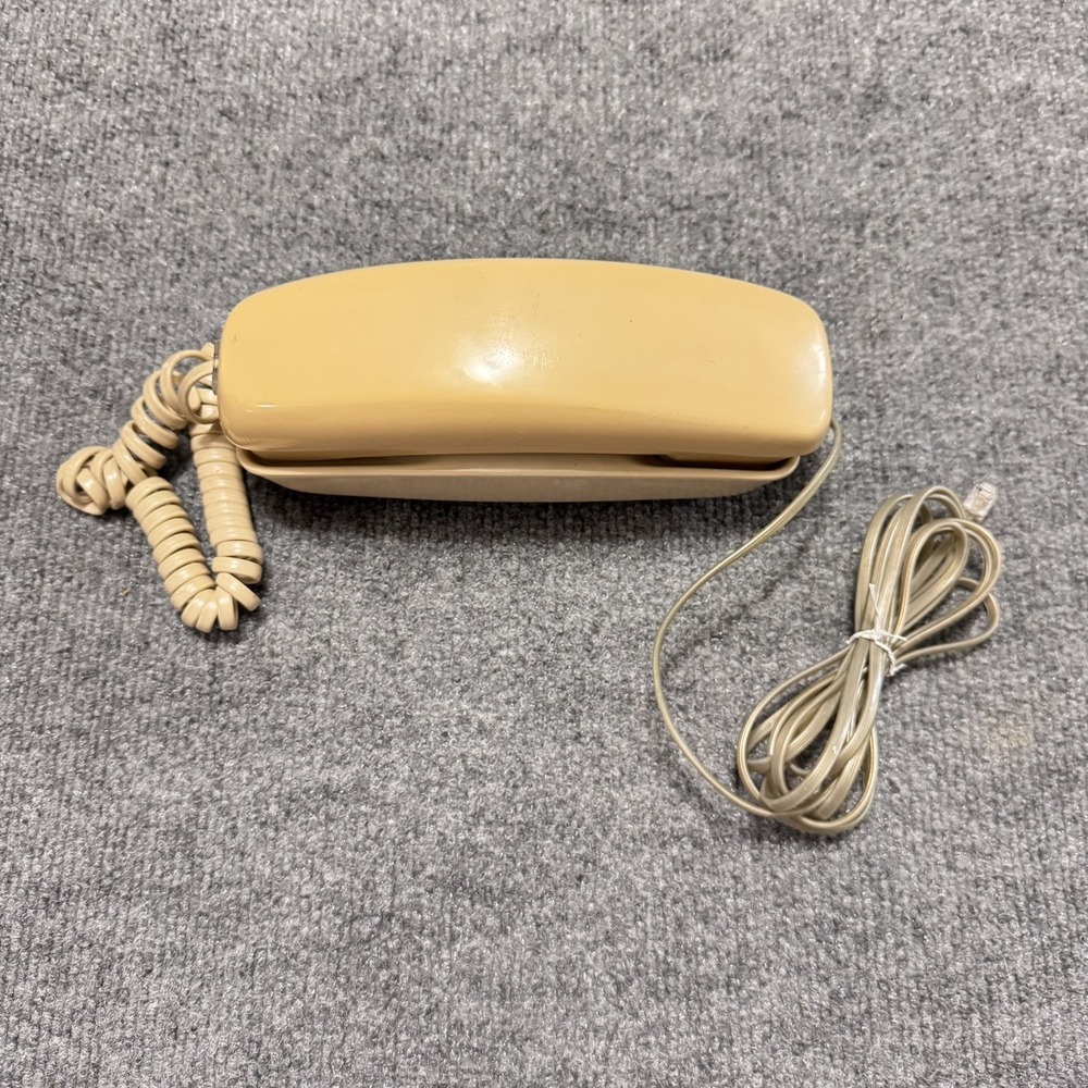 Vintage 1980's Bell South Products Push Button Wall Phone‎ Beige